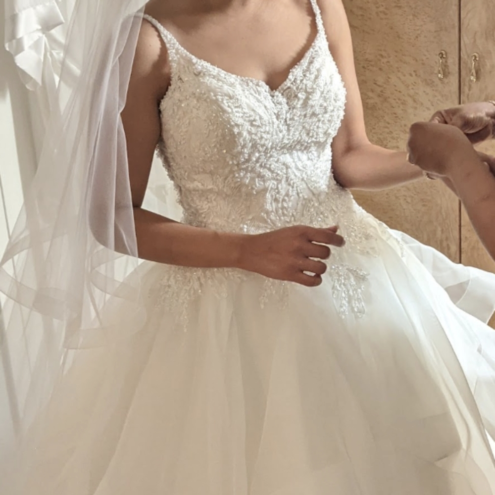 Eddy K. Ivory Wedding Gown